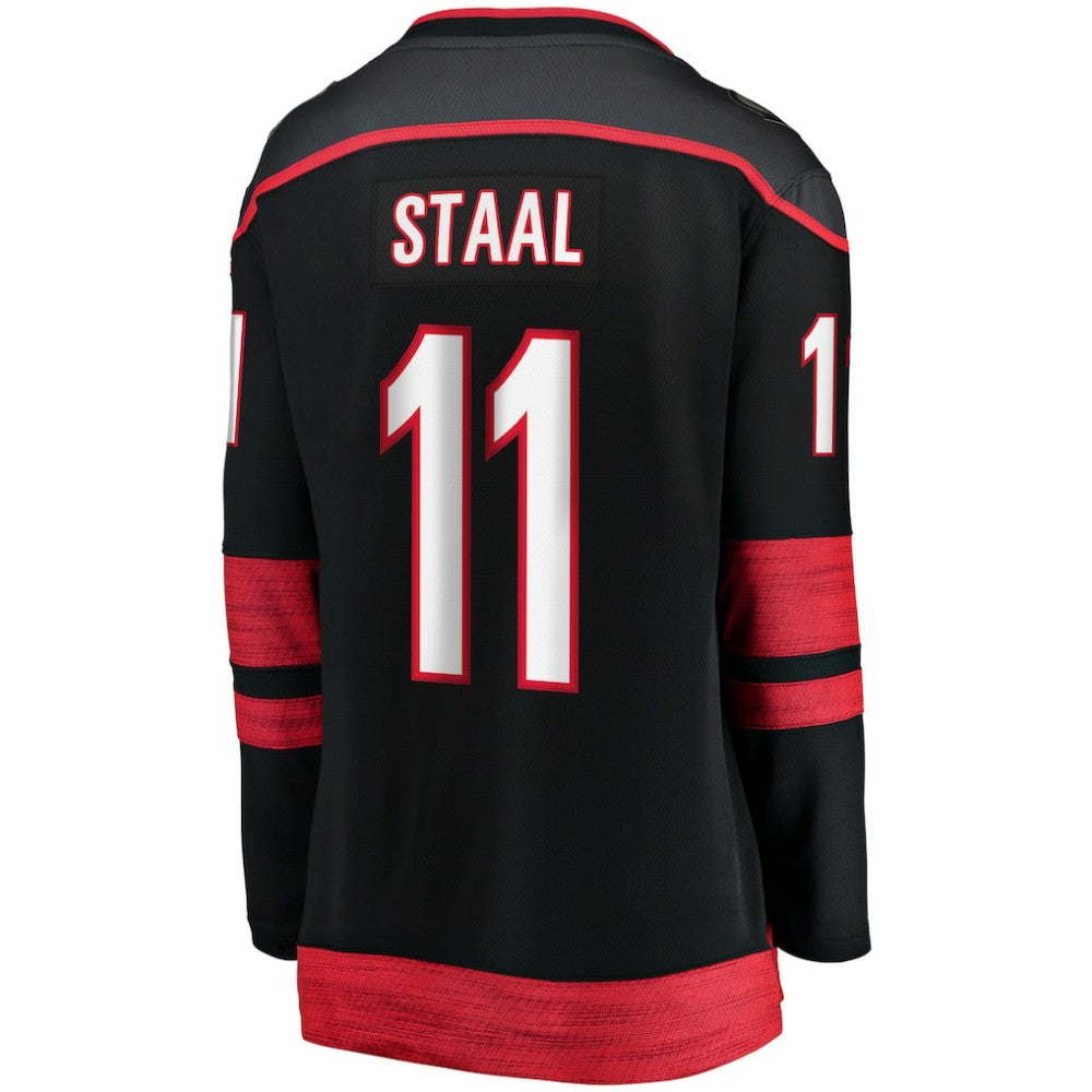 Jordan Staal Carolina Hurricanes Fanatics Women's Home Captain Patch Breakaway Player Jersey - Black - NHL