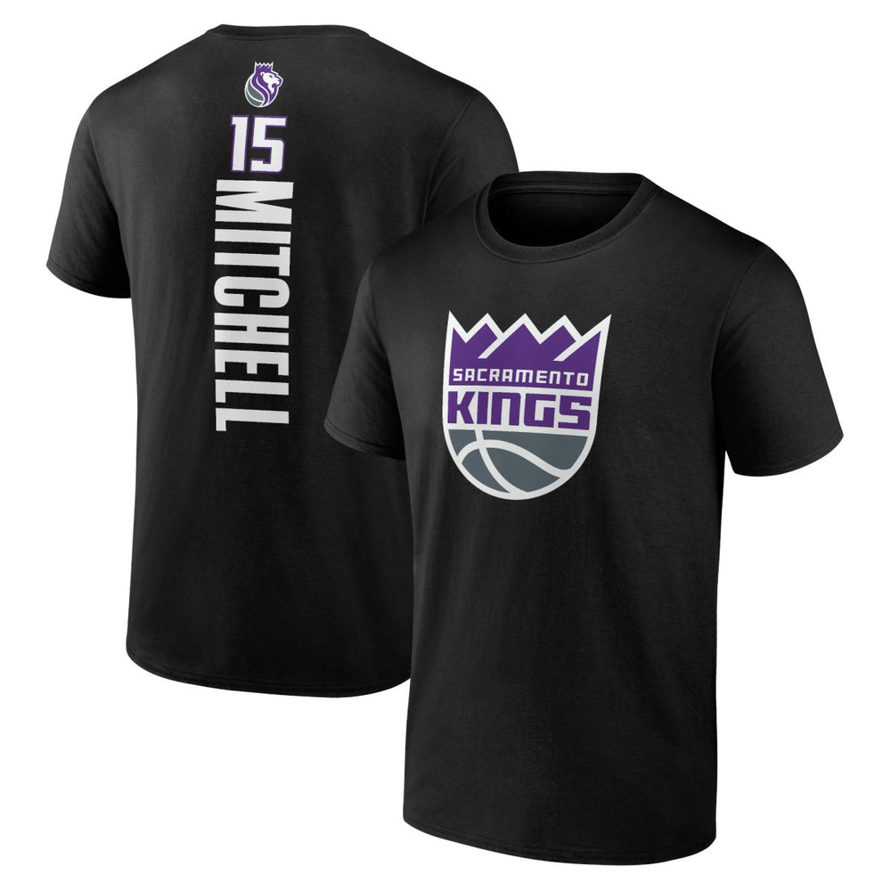 Davion Mitchell Sacramento Kings Playmaker Name & Number T-Shirt Black - NBA