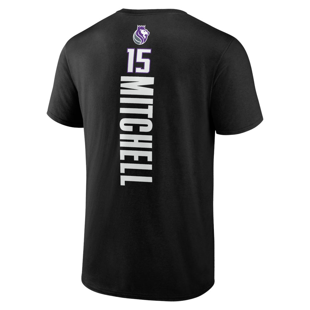 Davion Mitchell Sacramento Kings Playmaker Name & Number T-Shirt Black - NBA