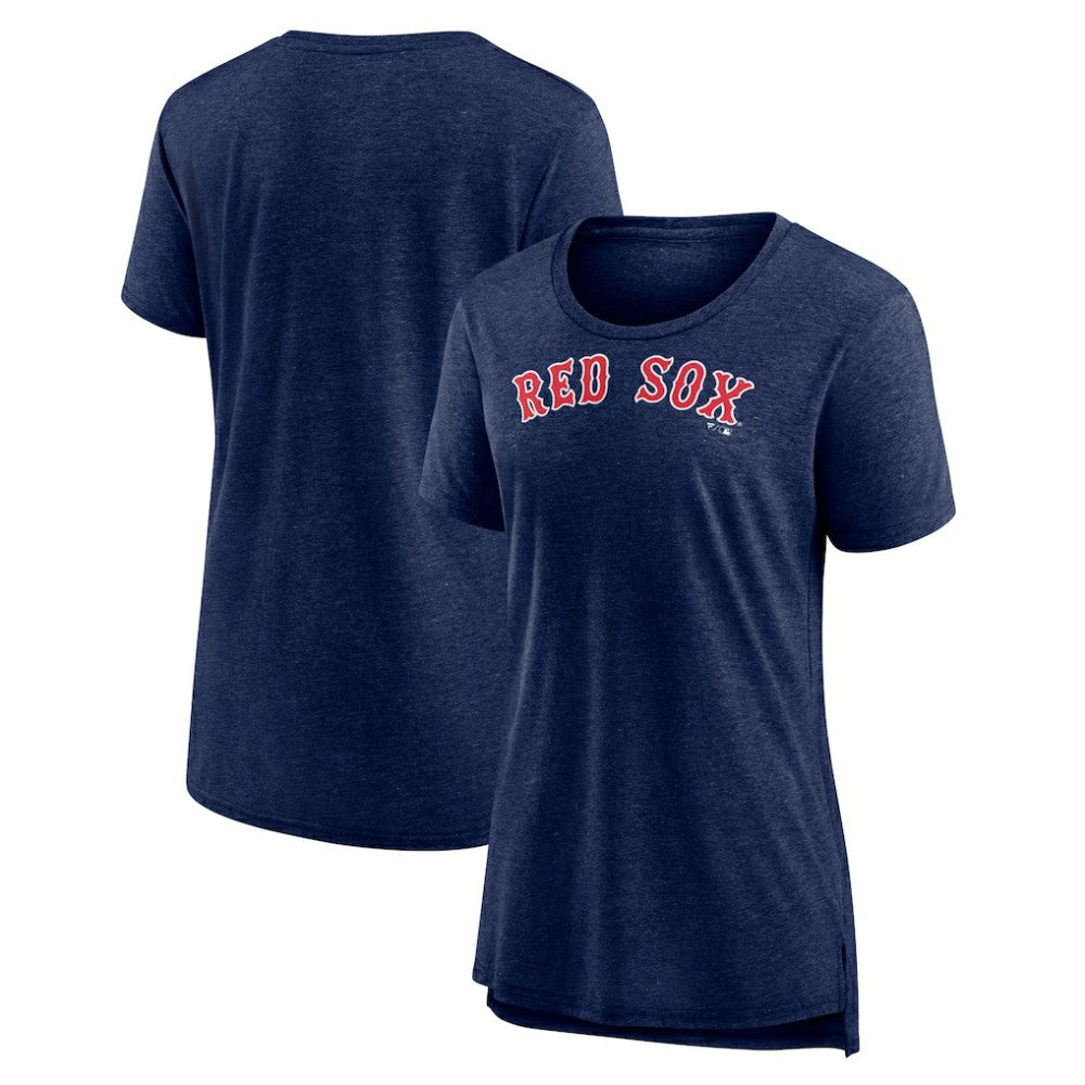 Boston Red Sox Women's Official Wordmark Tri-Blend T-Shirt - MLB