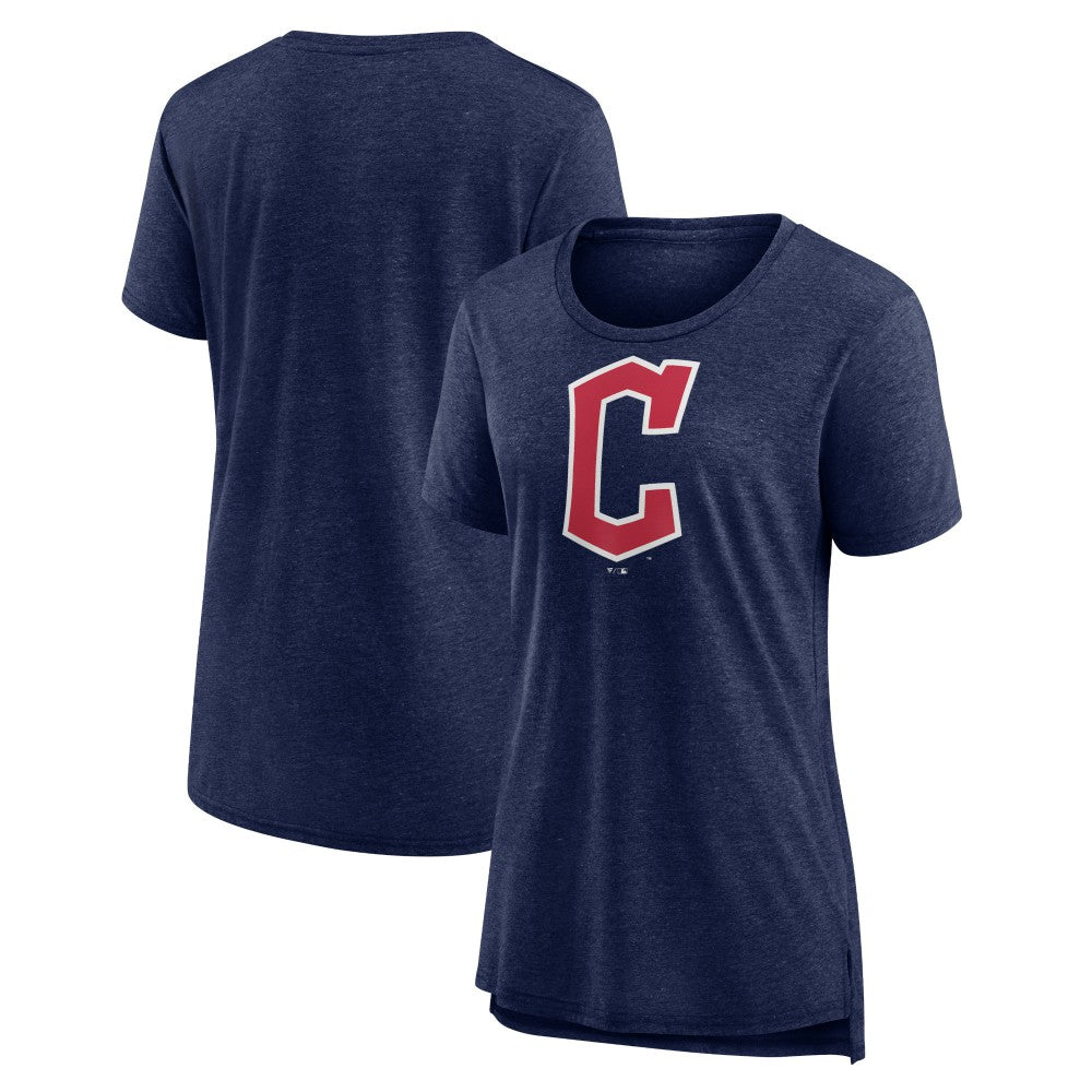 Cleveland Guardians Women's Official Wordmark Tri-Blend T-Shirt - MLB