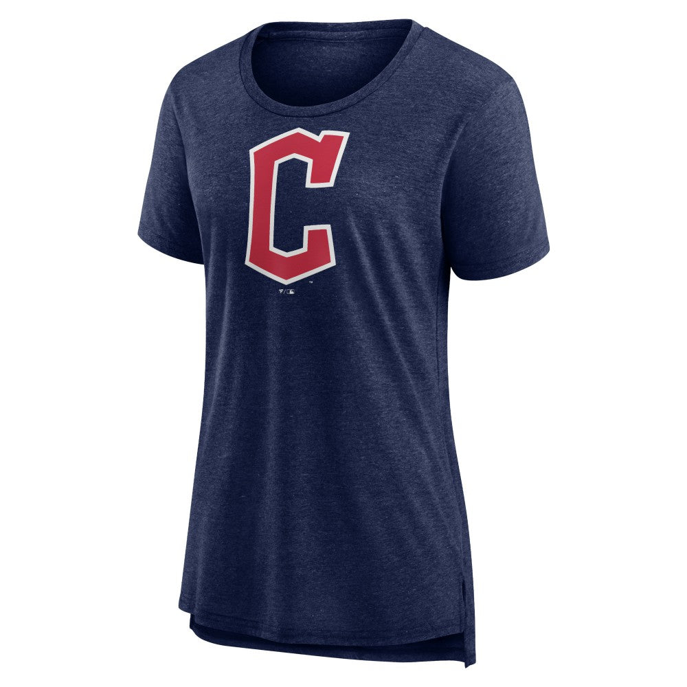 Cleveland Guardians Women's Official Wordmark Tri-Blend T-Shirt - MLB