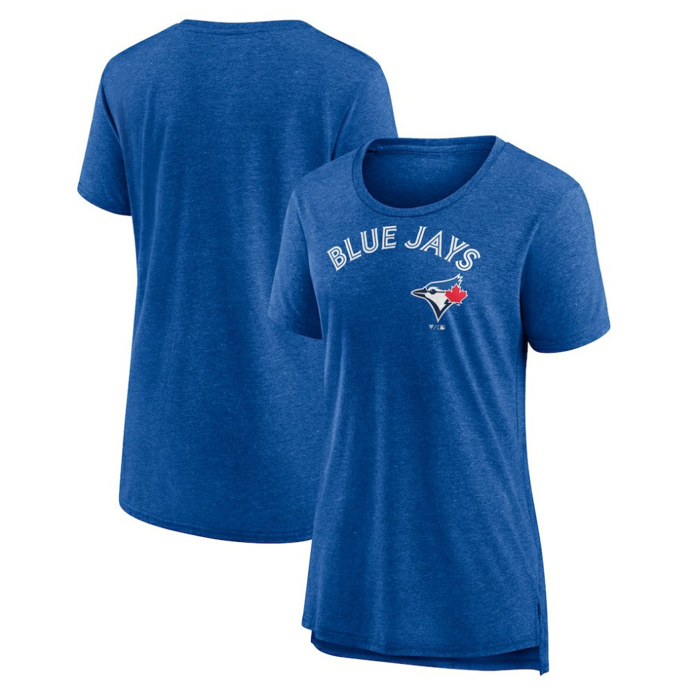 Toronto Blue Jays Women's Official Wordmark Tri-Blend T-Shirt - MLB
