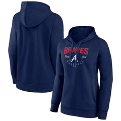 Atlanta Braves Women's Team Live For It Pullover Hoodie - MLB