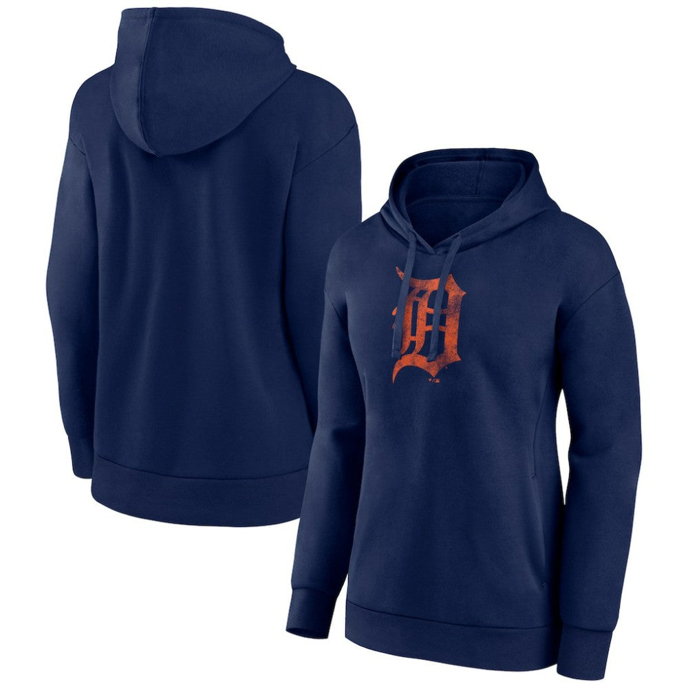 Detroit Tigers Women's Distressed Team Pullover Hoodie - MLB