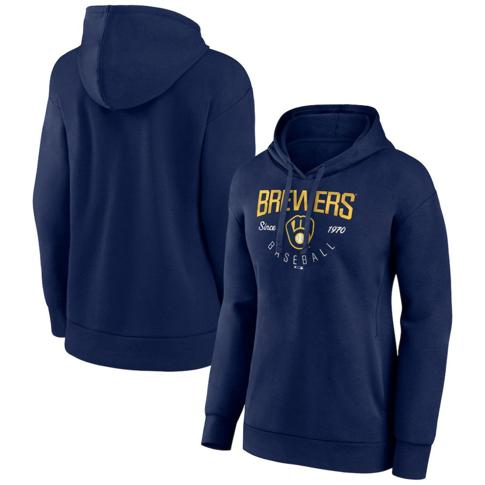 Milwaukee Brewers Women's Live For It Pullover Hoodie - MLB