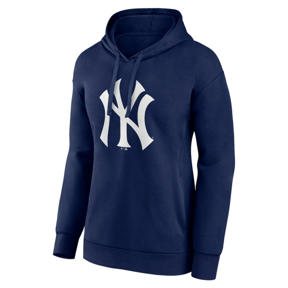 New York Yankees Women's Core Logo Pullover Hoodie - MLB