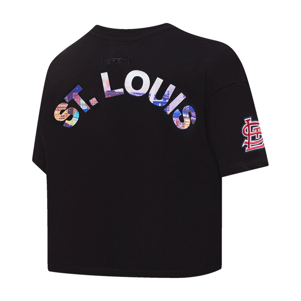 St. Louis Cardinals Pro Standard Women's Cityscape Boxy T-Shirt - MLB
