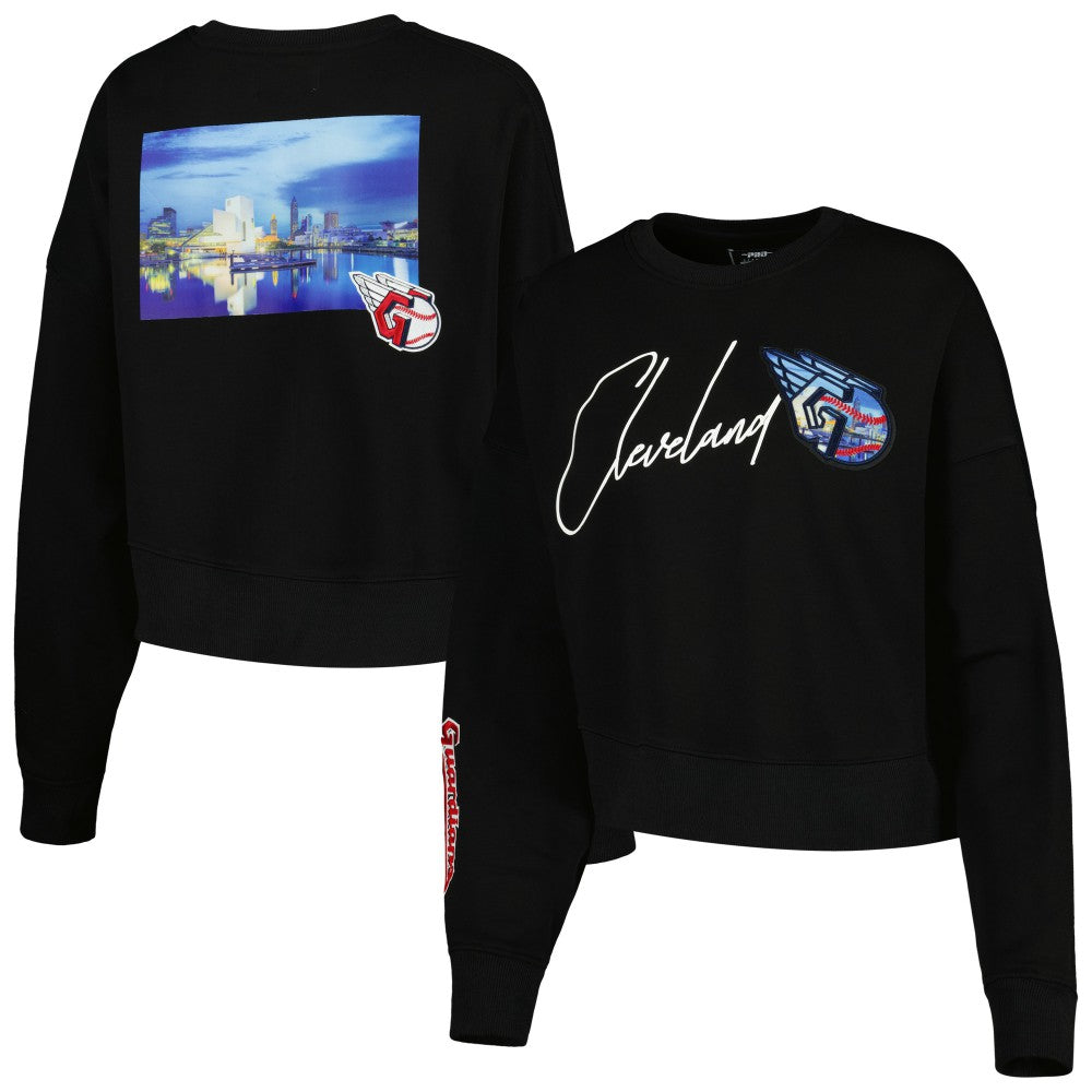 Cleveland Guardians Pro Standard Women's City Scape Pullover Sweatshirt - MLB
