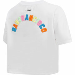 San Francisco Giants Pro Standard Women's Washed Neon Cropped Boxy T-Shirt - MLB