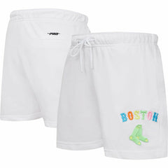 Boston Red Sox Pro Standard Women's Washed Neon Shorts - MLB