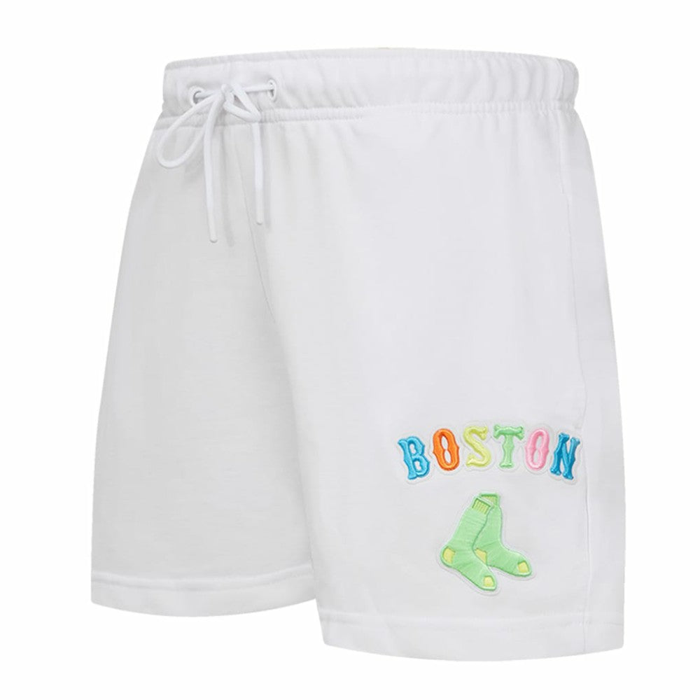 Boston Red Sox Pro Standard Women's Washed Neon Shorts - MLB