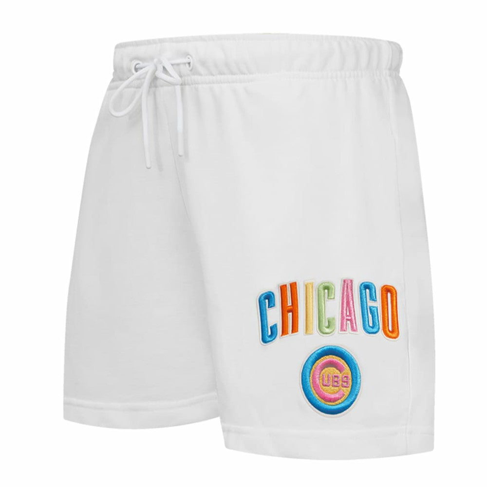 Chicago Cubs Pro Standard Women's Washed Neon Shorts - MLB