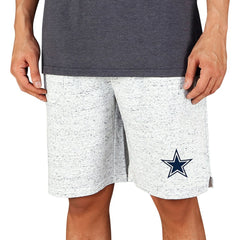Dallas Cowboys Concepts Sport Throttle Knit Jam Shorts White/Charcoal | NFL