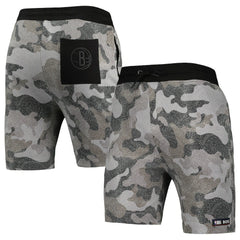 Brooklyn Nets NBA x Hugo Boss Slam Camo Shorts Black - NBA