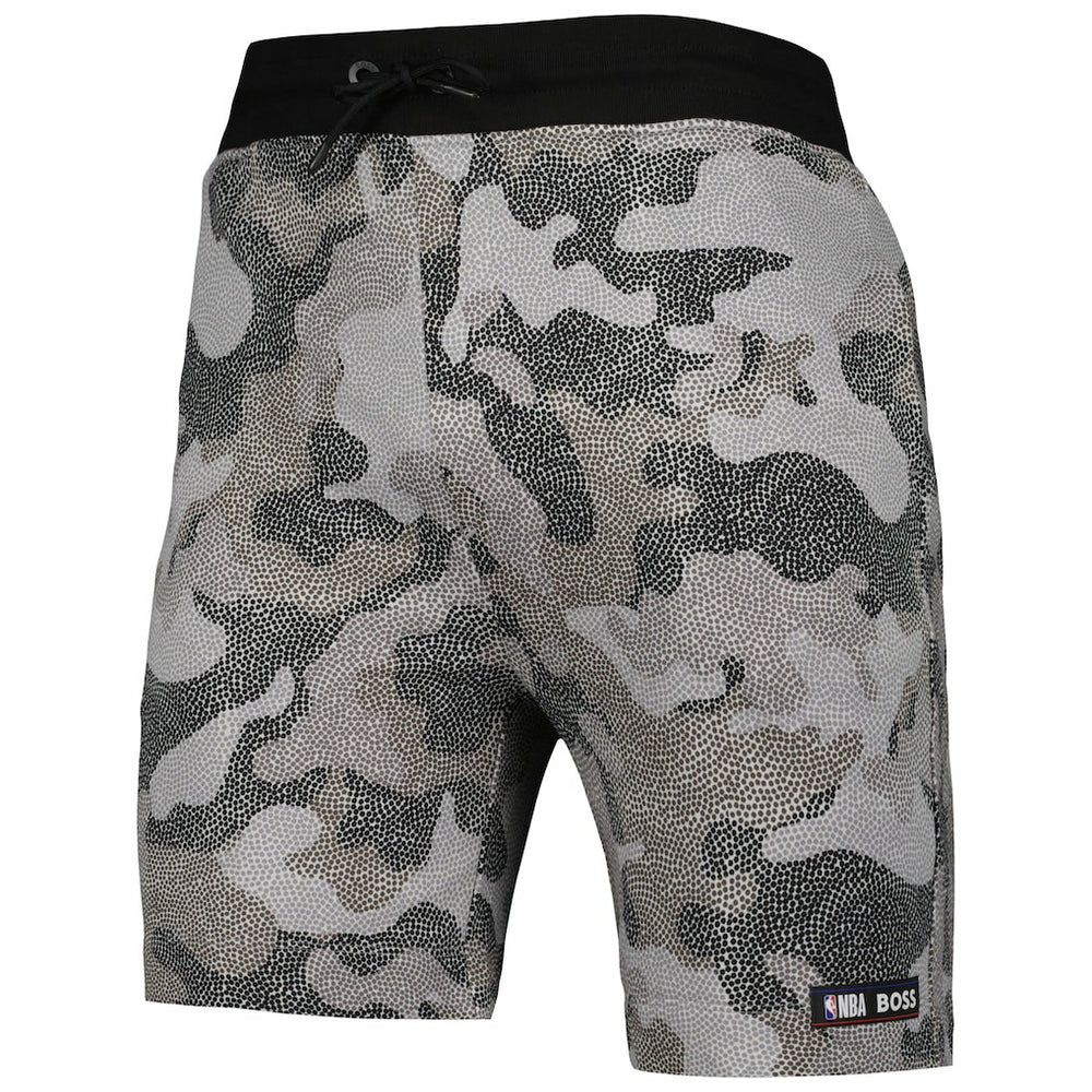 Brooklyn Nets NBA x Hugo Boss Slam Camo Shorts Black - NBA