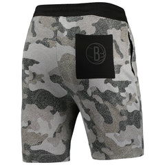 Brooklyn Nets NBA x Hugo Boss Slam Camo Shorts Black - NBA