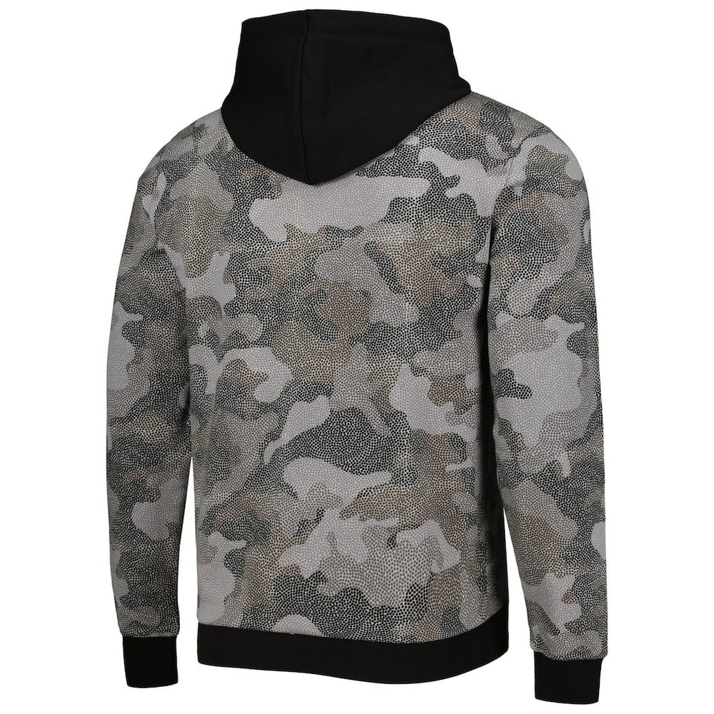 Chicago Bulls Hugo Boss Camo Pullover Hoodie Black - NBA