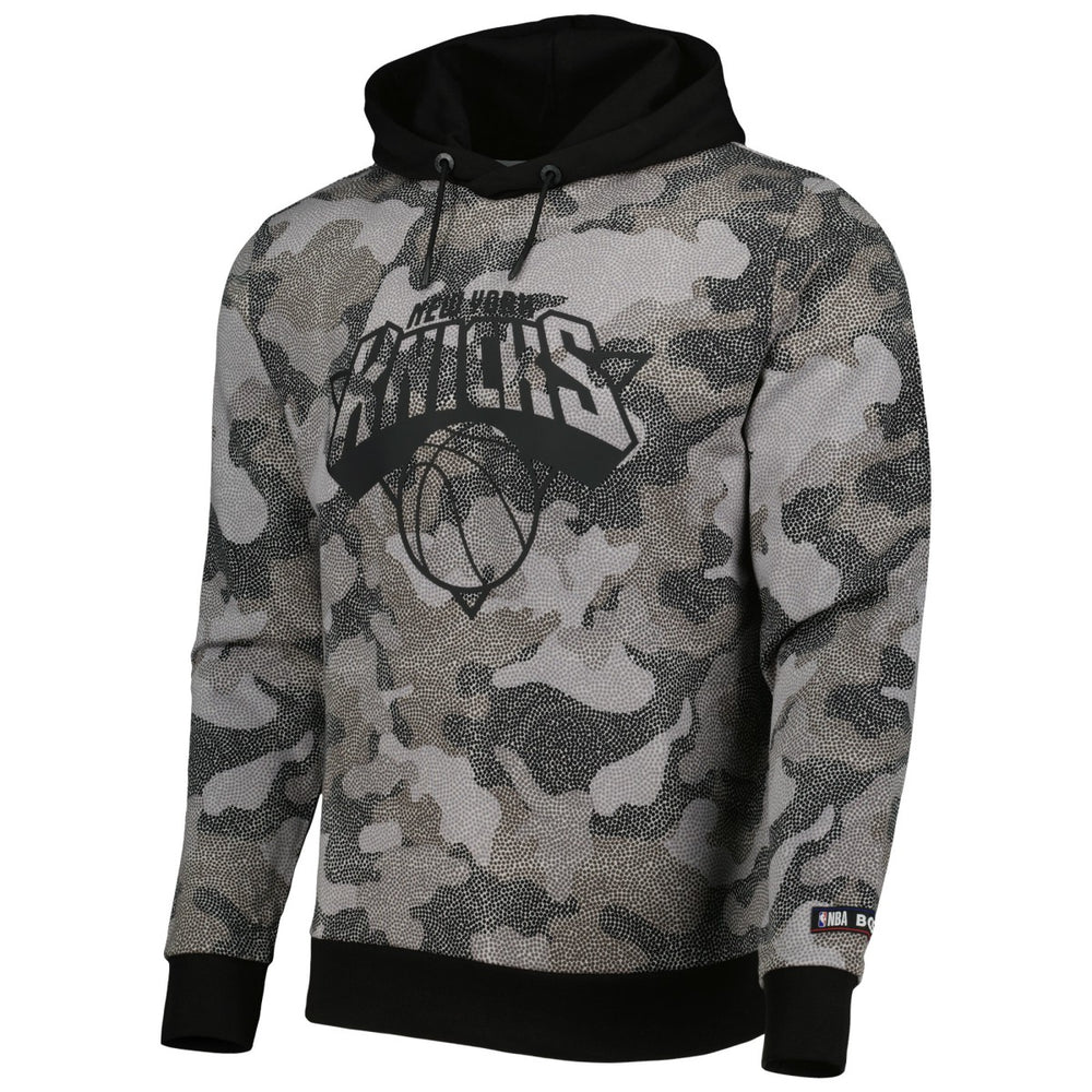 New York Knicks Hugo Boss Camo Pullover Hoodie Black - NBA