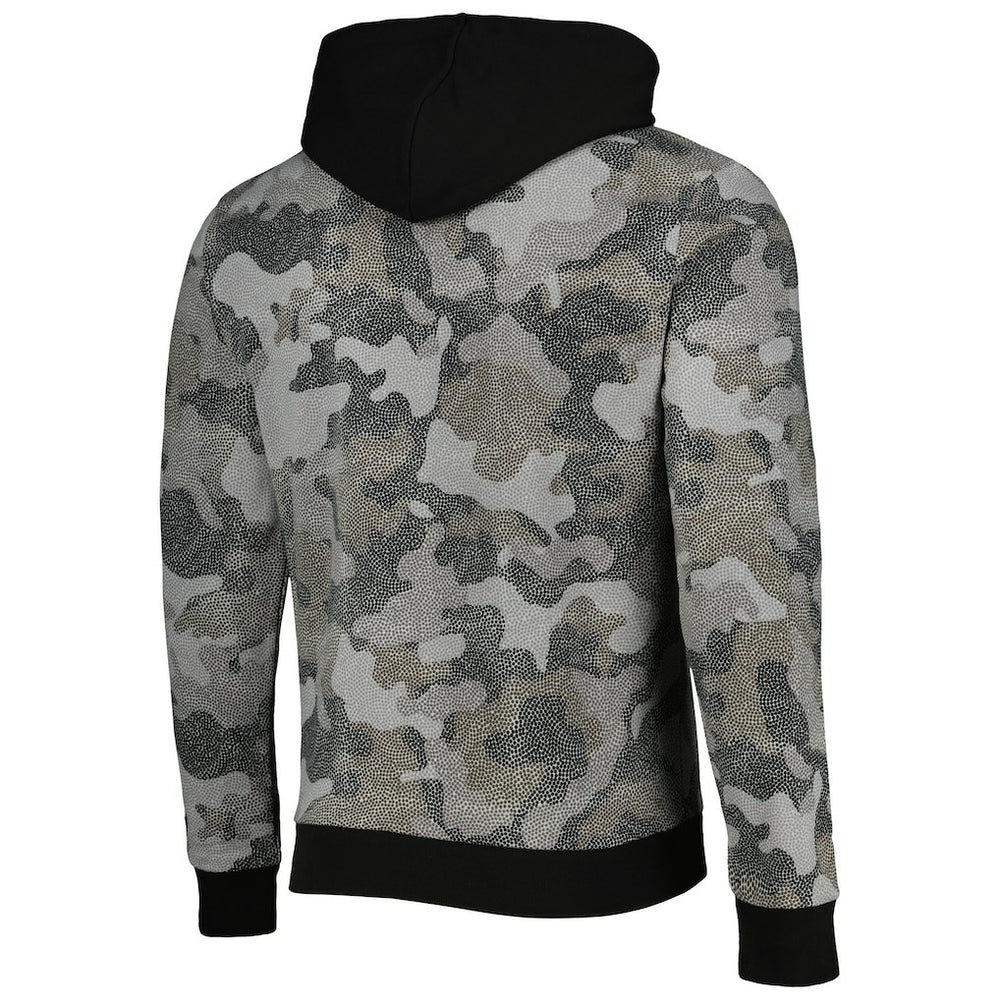Brooklyn Nets Hugo Boss Camo Pullover Hoodie Black - NBA