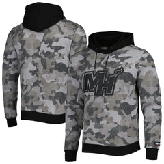 Miami Heat Hugo Boss Camo Pullover Hoodie Black - NBA