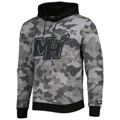 Miami Heat Hugo Boss Camo Pullover Hoodie Black - NBA