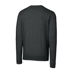 New York Giants Cutter & Buck Throwback Logo Lakemont Tri-Blend Big & Tall V-Neck Pullover Sweater Heather Charcoal | NFL