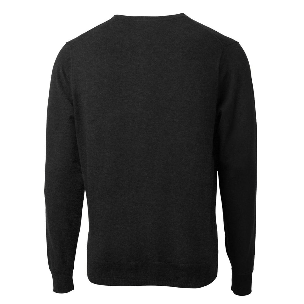 Detroit Lions Cutter & Buck Throwback Logo Lakemont Tri-Blend Big & Tall V-Neck Pullover Sweater Black | NFL
