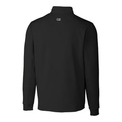 Miami Dolphins Cutter & Buck Throwback Logo Traverse Stretch Quarter-Zip Big & Tall Pullover Top Black | NFL