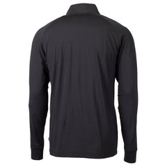 Miami Dolphins Cutter & Buck Adapt Eco Knit Stretch Recycled Quarter-Zip Throwback Pullover Top Black | NFL