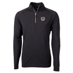 Las Vegas Raiders Cutter & Buck Adapt Eco Knit Stretch Recycled Quarter-Zip Throwback Pullover Top Black | NFL