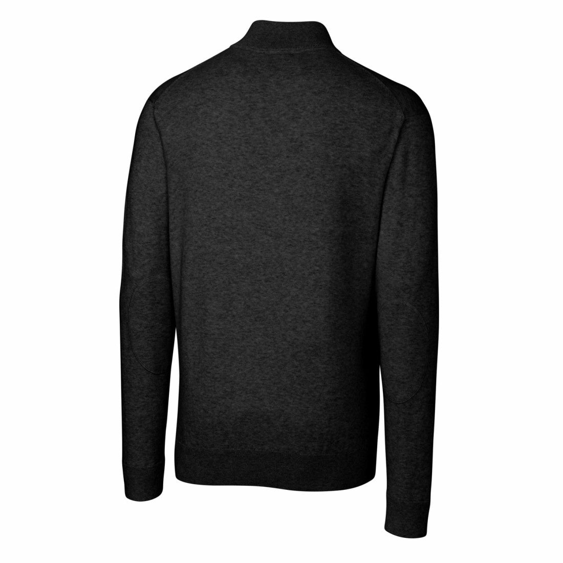 Detroit Lions Cutter & Buck Throwback Logo Lakemont Tri-Blend Quarter-Zip Pullover Sweater Black | NFL