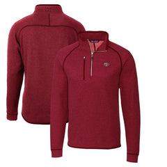 San Francisco 49ers Cutter & Buck Mainsail Sweater-Knit Half-Zip Pullover Jacket Scarlet | NFL