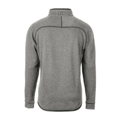 Detroit Lions Cutter & Buck Throwback Logo Mainsail Sweater-Knit Half-Zip Pullover Jacket Heather Gray | NFL