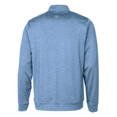 Buffalo Bills Cutter & Buck Stealth Heathered Throwback Logo Quarter-Zip Pullover Top Royal | NFL
