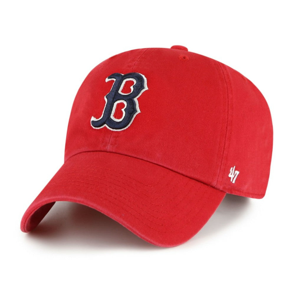 Boston Red Sox '47 Primary Team Logo Clean Up Adjustable Hat – Red Hats - MLB