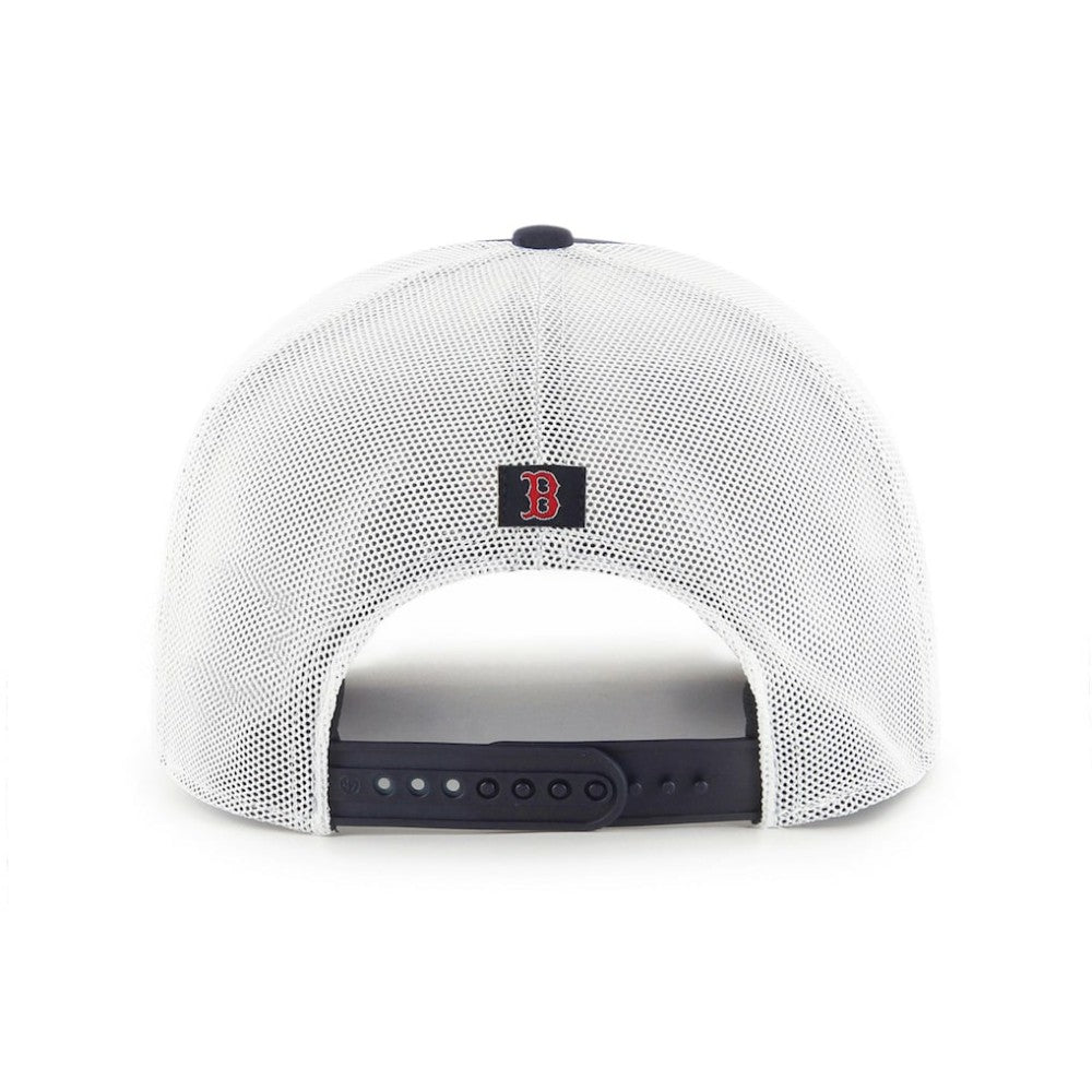 Boston Red Sox '47 Primary Team Logo American Flag Fill Trucker Snapback Hat - MLB