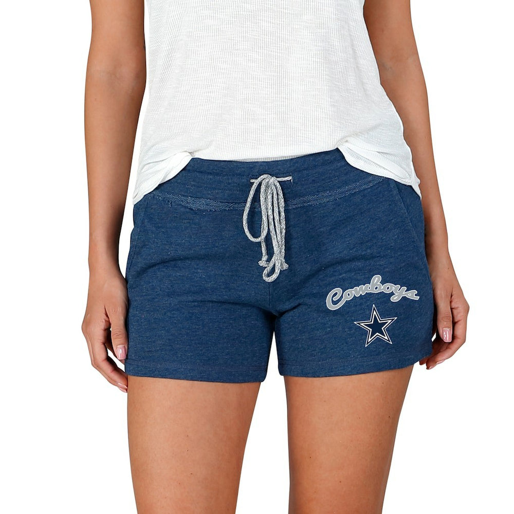 Women's Dallas Cowboys Concepts Sport Mainstream Terry Shorts Navy | NFL