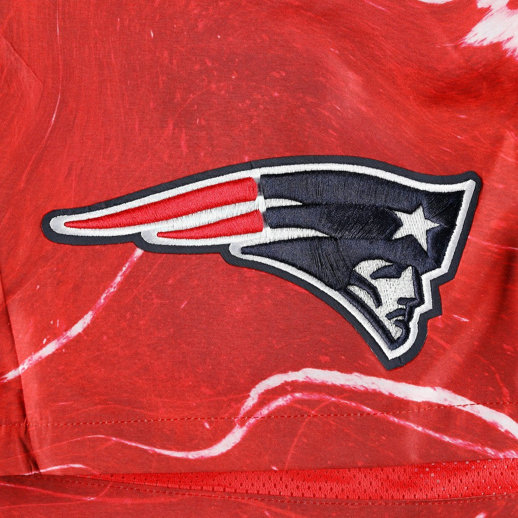 New England Patriots Pro Standard Allover Marble Print Shorts Red | NFL