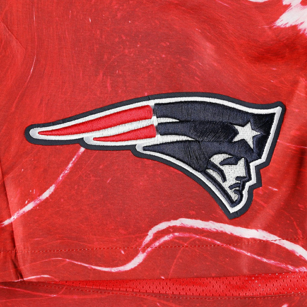 New England Patriots Pro Standard Allover Marble Print Shorts Red | NFL