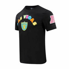 Las Vegas Raiders Pro Standard Neon Graphic T-Shirt Black | NFL