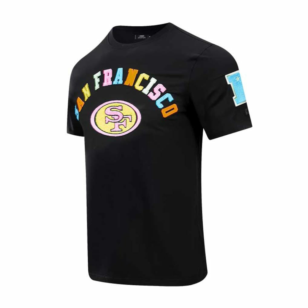 San Francisco 49ers Pro Standard Neon Graphic T-Shirt Black | NFL