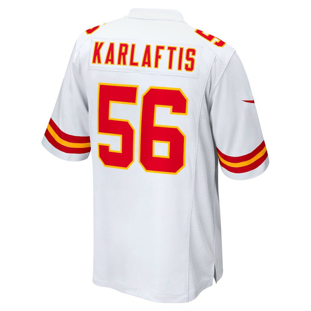 George Karlaftis Kansas City Chiefs Away Game Player Jersey White | Nike for Sale