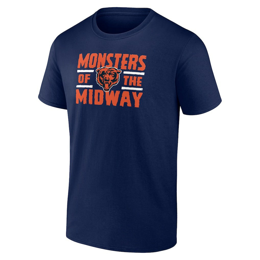 Chicago Bears Open Receiver T-Shirt Navy | NFL