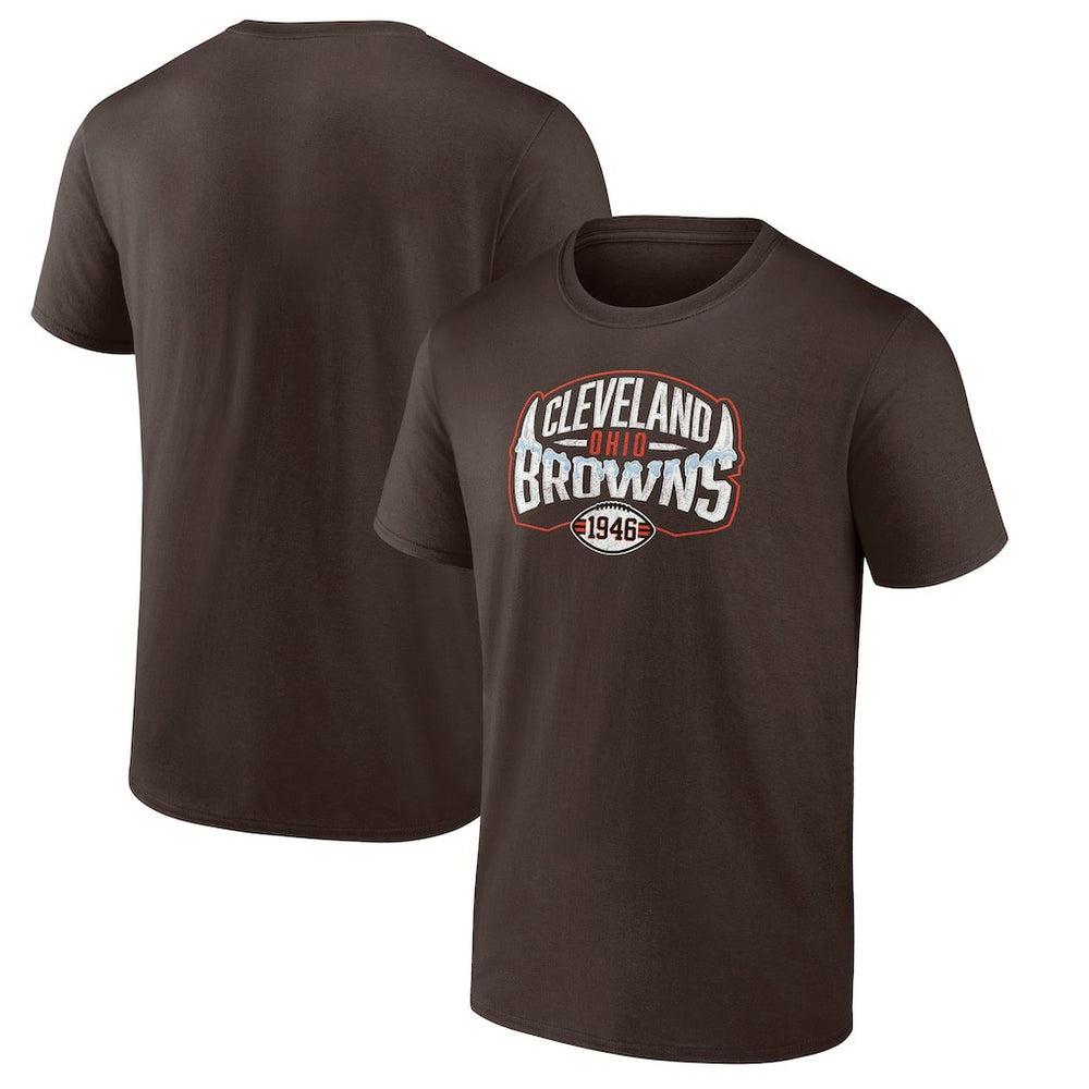 Cleveland Browns Open Receiver T-Shirt Brown | NFL