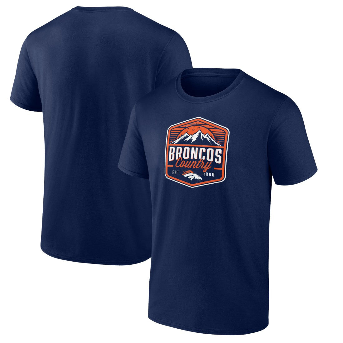 Denver Broncos Open Receiver T-Shirt Navy | NFL