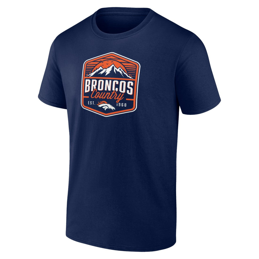 Denver Broncos Open Receiver T-Shirt Navy | NFL