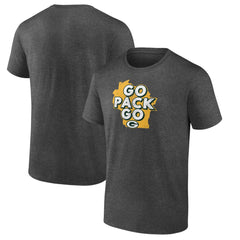 Green Bay Packers Passing Touchdown T-Shirt Charcoal | NFL