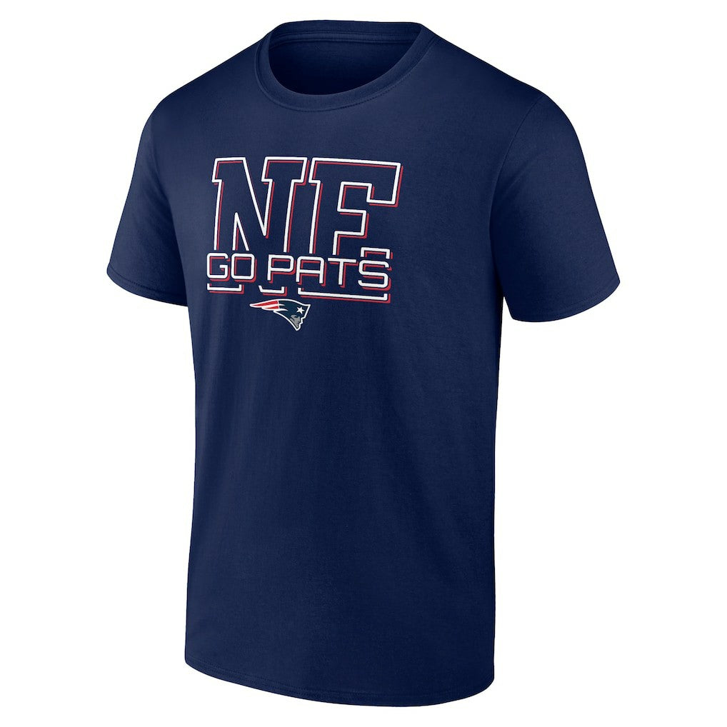 New England Patriots Route Runner T-Shirt Navy | NFL