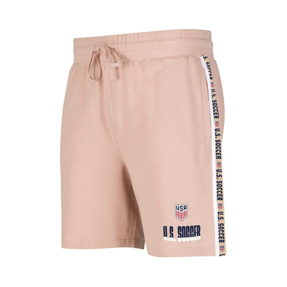 USMNT Concepts Sport Team Stripe Shorts Tan - FIFA World CUP